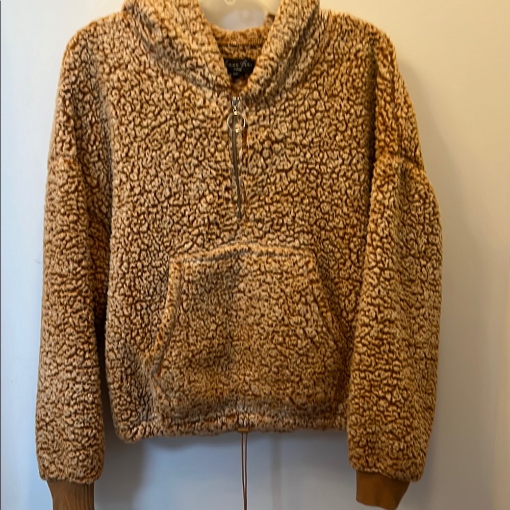 Cozy Brown Sherpa Hoodie